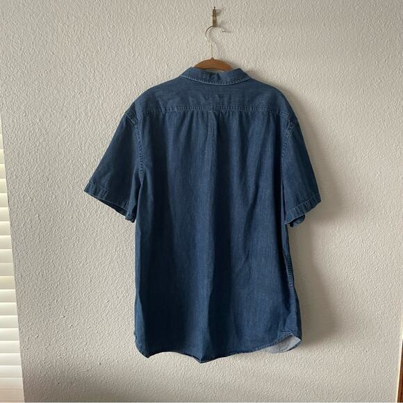 Short Sleeve Button Up Shirt Slim Fit Size XXL - Picture 7 of 7